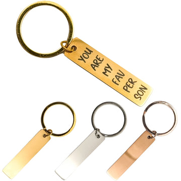Custom Keychain - Drive Safe Keychain for Him/Boyfriend - Personalized Name Customizable Keychain