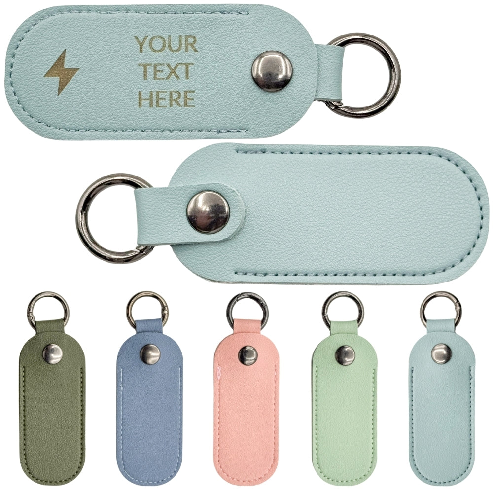 Trendy Personalized Leather Name Keychain – Custom Name Keychain for Keys, Cute Car Keychain Aesthetic with Fob Holder – Leather KeyChain Accessories & Wristlet, Custom Keychain Name Tag