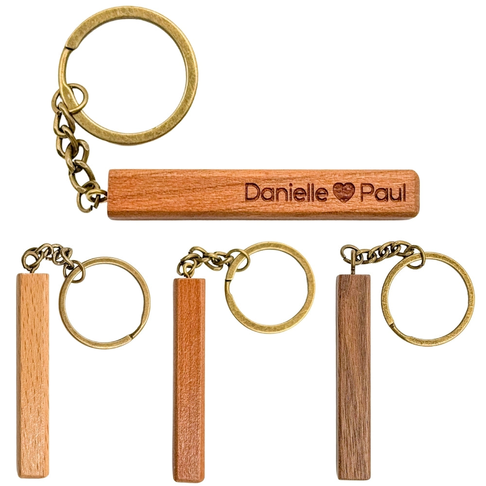 Customizable Wooden Name Keychain - Personalized Engraved Master Key Chain - Ideal as Backpack Decorations Custom Name Keychain with Engraving - Perfect Personalized Keychains with Name.